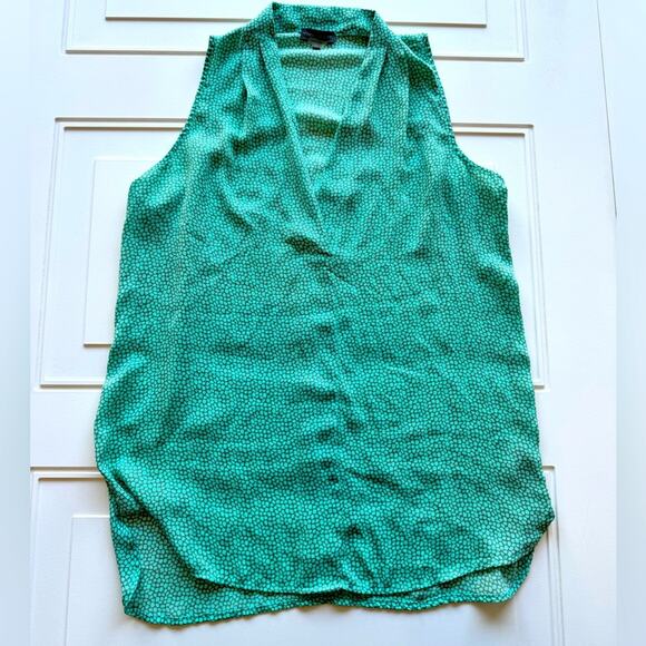 Vince Camuto Sleeveless Tunic Teal Stone Pattern Size Small - Picture 1 of 5